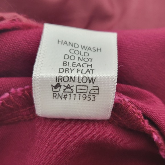 Active USA Kids Burgundy Chino Pants Slim Straight Trousers Maroon Medium - Picture 10 of 11